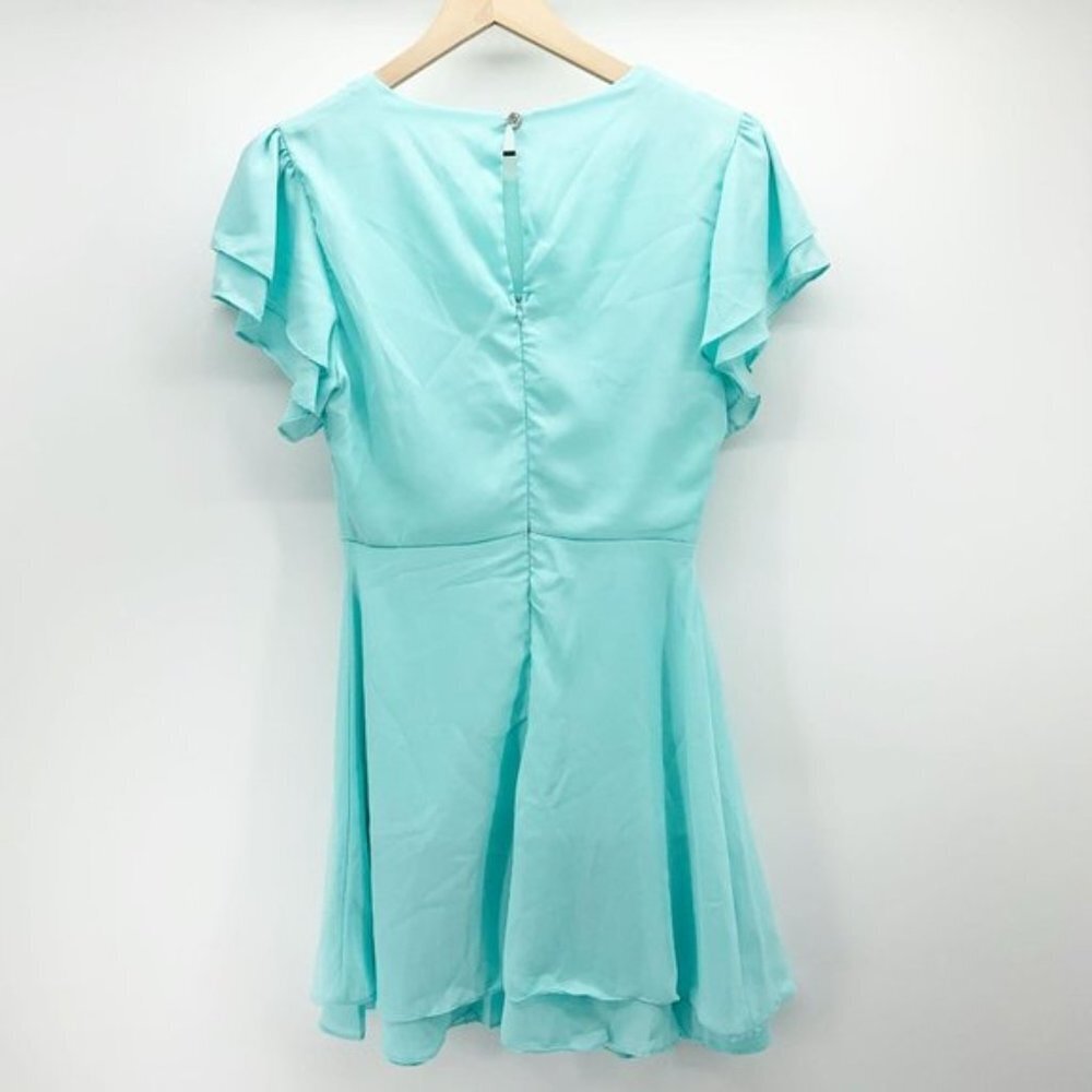 She + Sky Ruffle Shoulder Dress - Picture 5 of 6